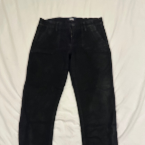 Paige Mayslie Joggers • Black Fog Luxe Coated - Picture 3 of 8